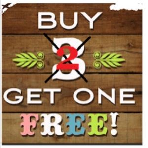 BUY 2 GET 1 FREE